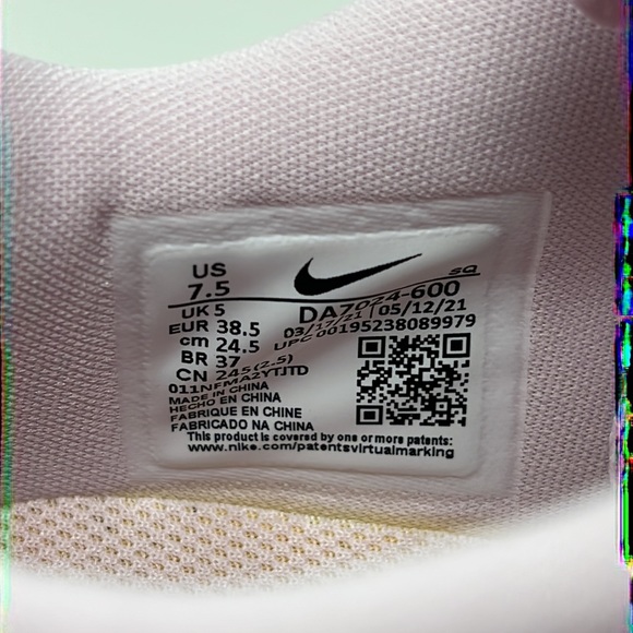 Nike W Air Force 1 Fontanka Foam Pink Valentine's Day Women's 7 7.5 8 DA7024-600 - Picture 10 of 11